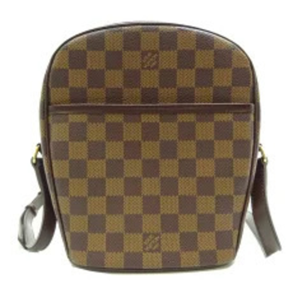 Louis Vuitton Ipanema Shoulder Bag Damier Ebene Brown